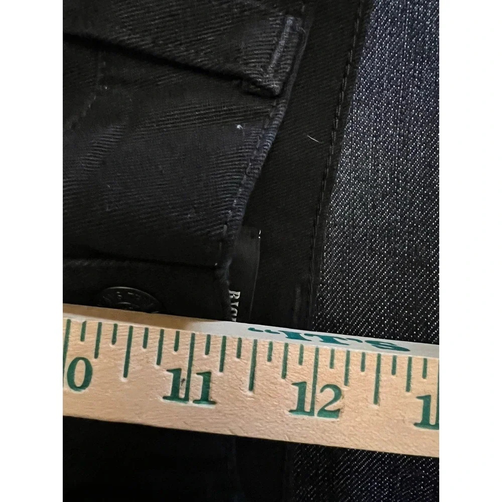True Religion Ricky SN Flap Relaxed Straight Jeans Men's 36 36x32 Black NWT